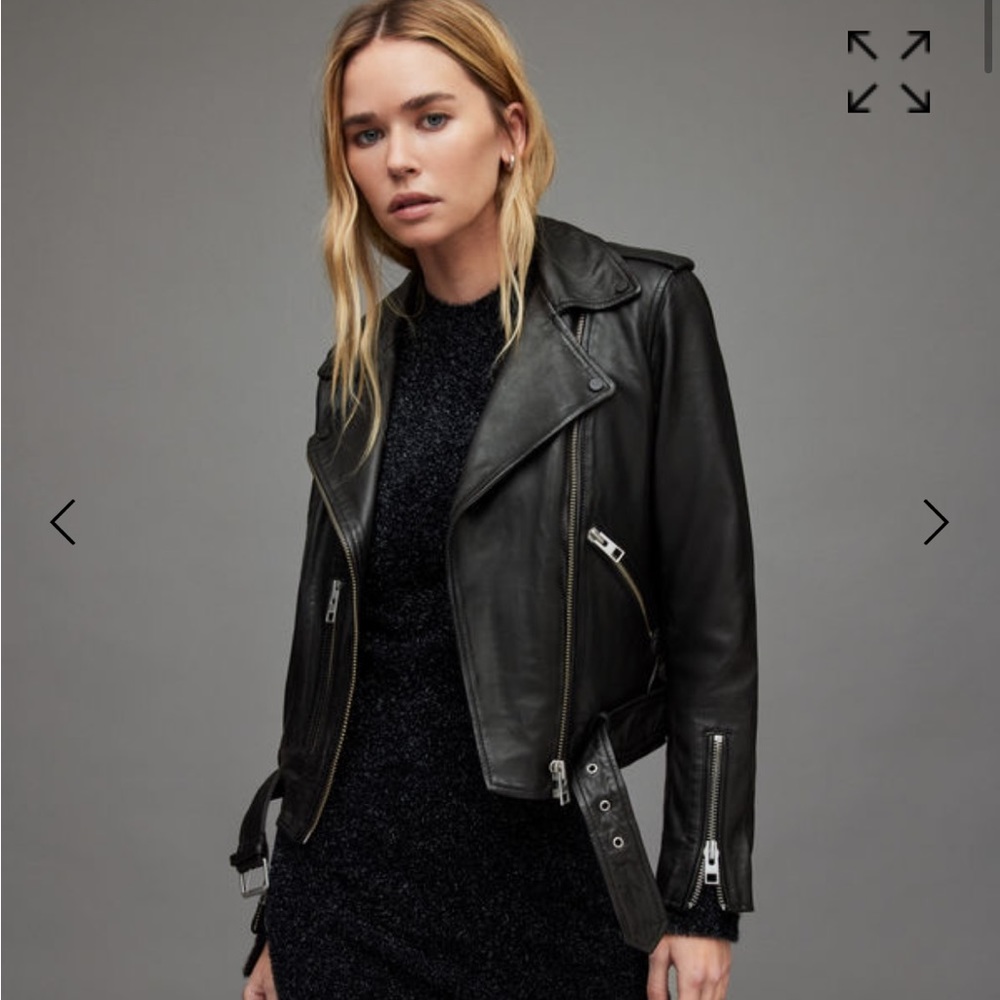 All Saints leather jacket